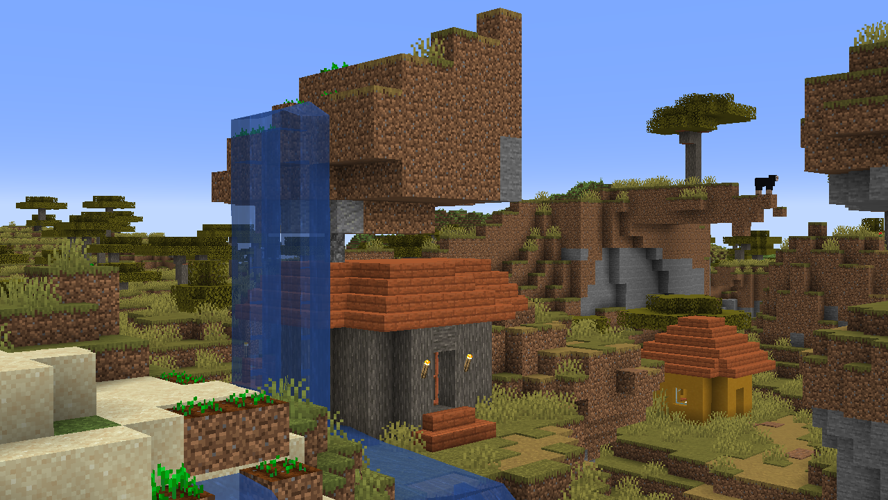 Minecraft savanna village