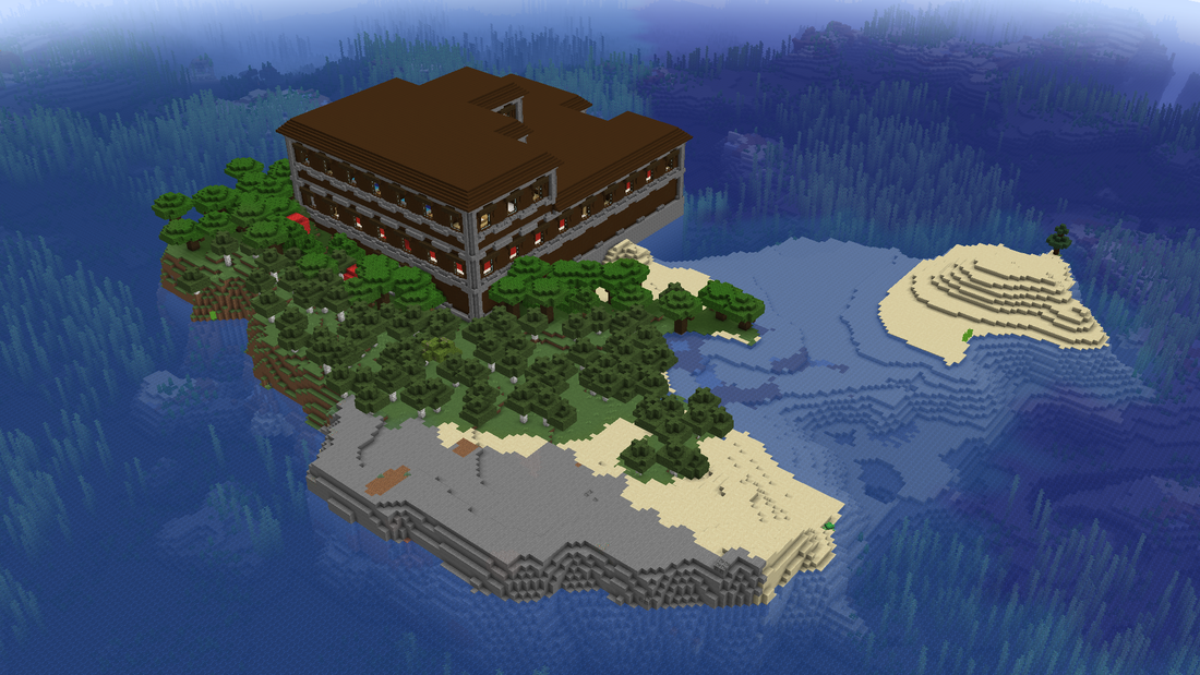 minecraft Mansion Island