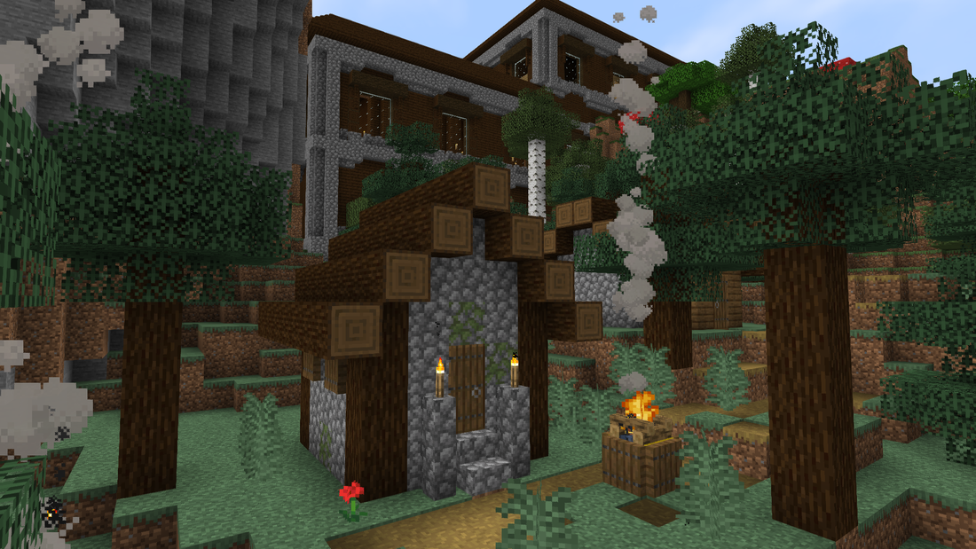 Minecraft Taiga Mansion Village