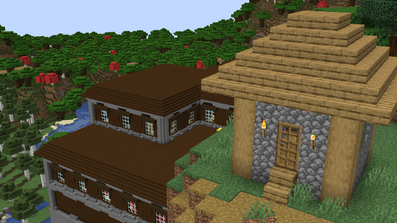 Minecraft Mansion Village