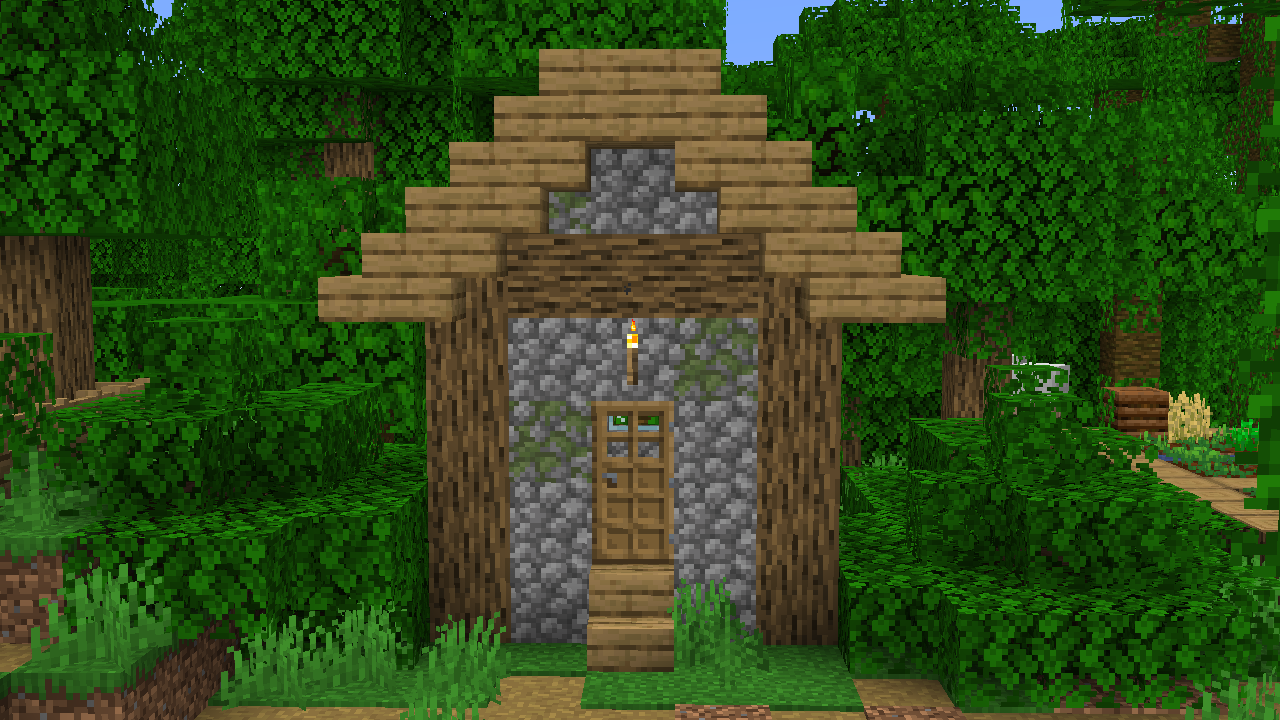 Minecraft jungle village