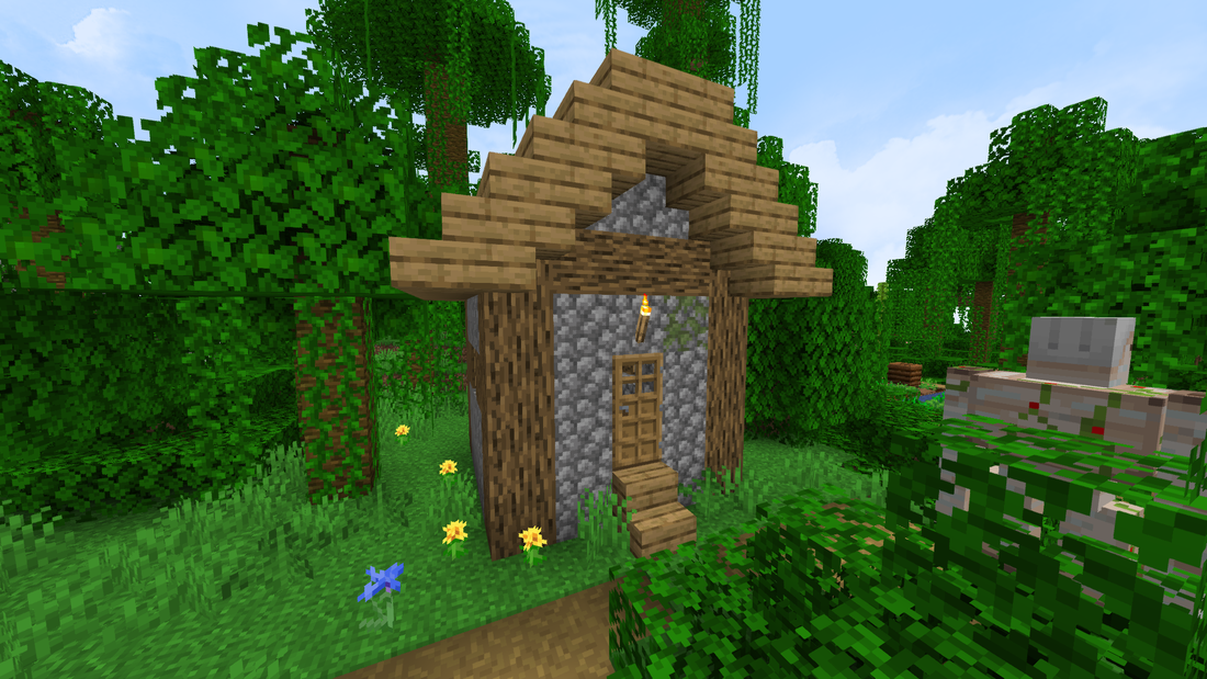 Minecraft 3 Church Jungle Village