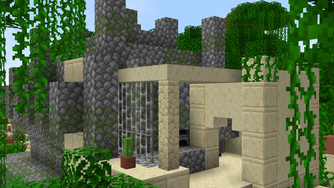 Minecraft Desert Jungle Temple Village
