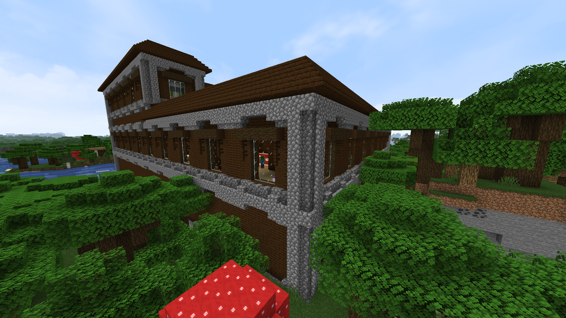 Minecraft Stronghold Under Mansion