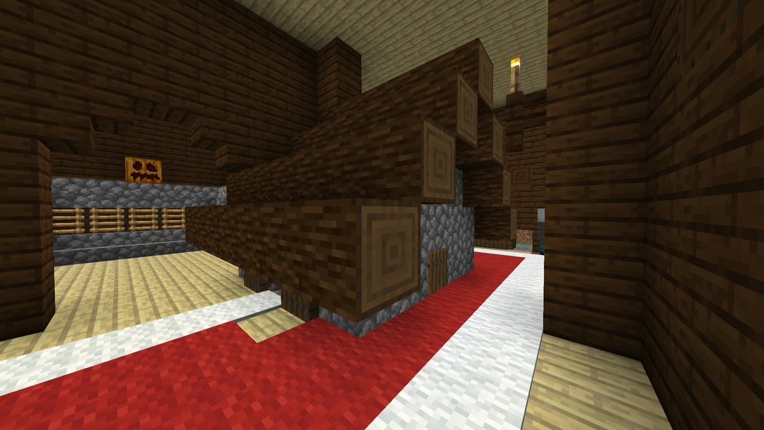 Minecraft Village Inside Mansion